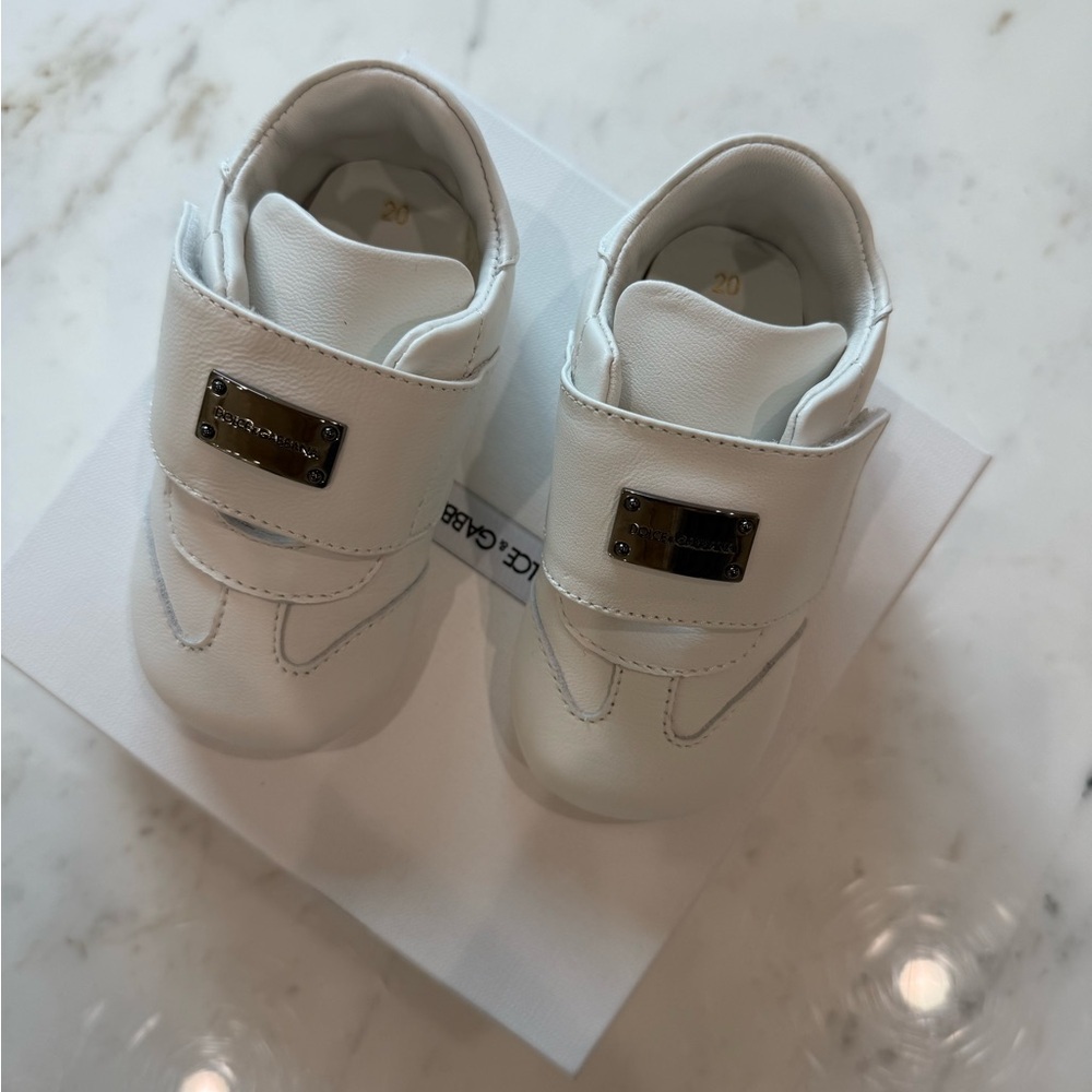 Dolce & Gabbana White Kids Sneakers